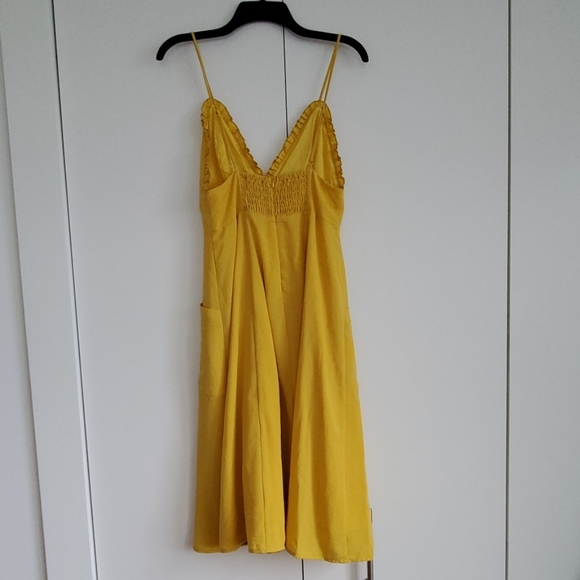 V-Neck Button Front Dress - Picture 6 of 7
